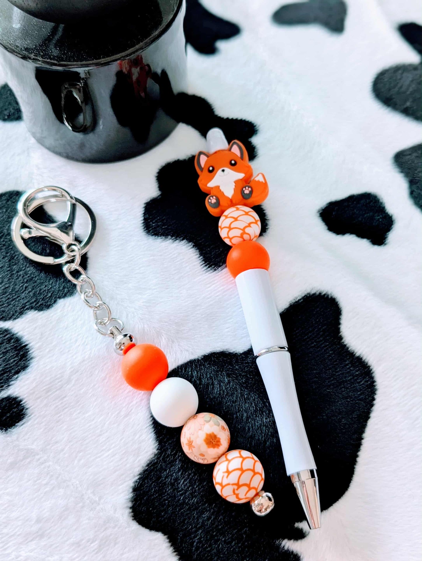 Ensemble stylo et porte-clés RENARD