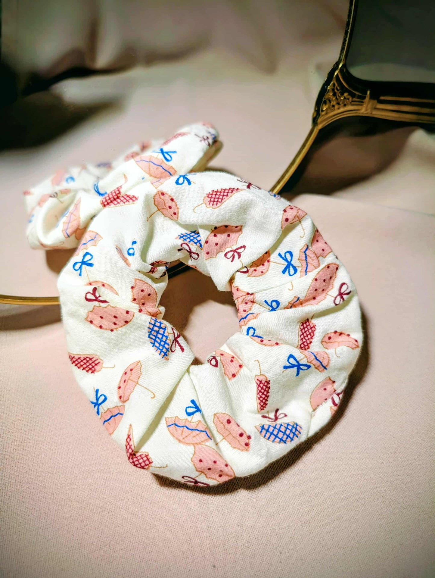 Chouchou pour cheveux - motifs parapluies