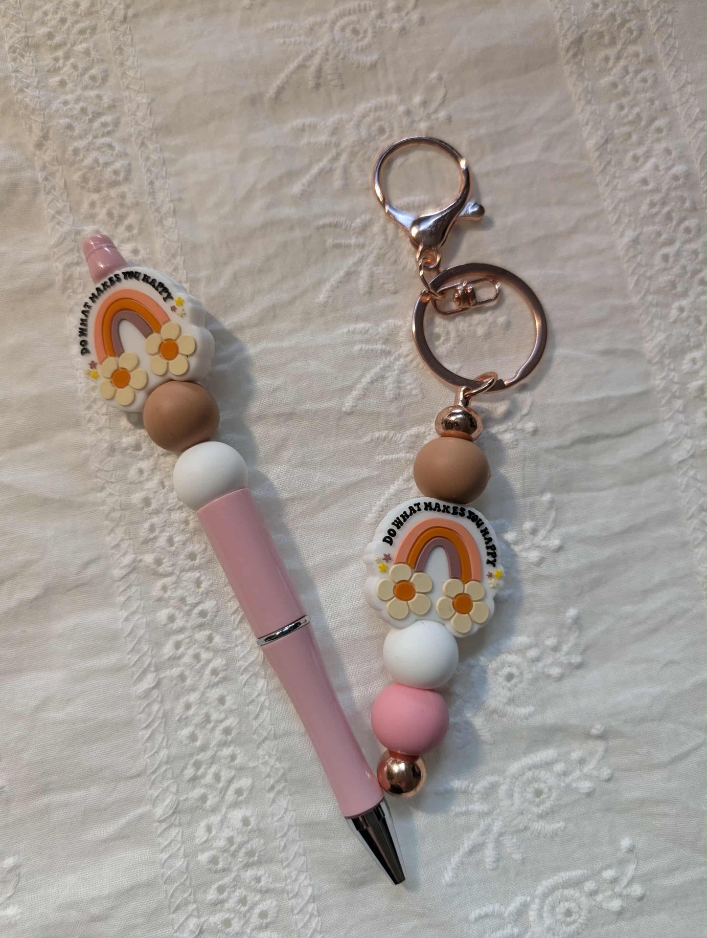 Ensemble stylo et porte-clés ARC-EN-CIEL 3