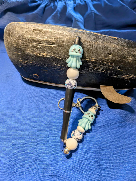 Ensemble stylo et porte-clés MÉDUSE 3