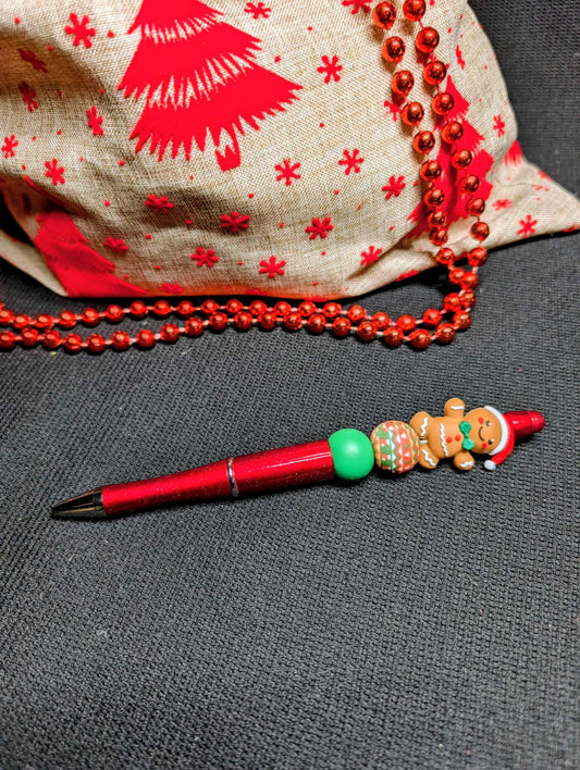 Stylo rouge BONHOMME PAIN D'ÉPICES