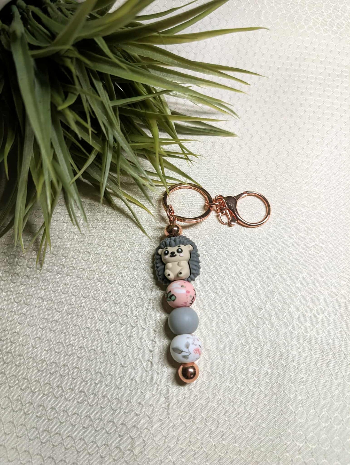 Porte-clés rose HÉRISSON