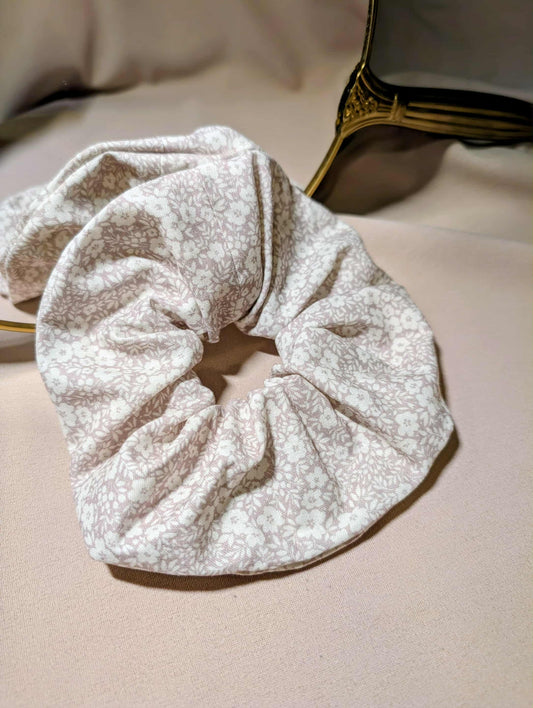 Chouchou pour cheveux - mauve fleuri G